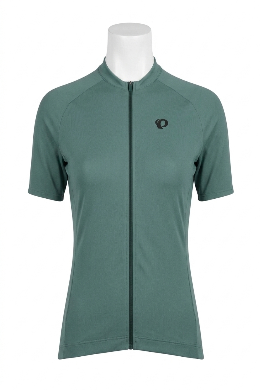 NEW PEARL IZUMI women's quest jersey in pale pine/serene green